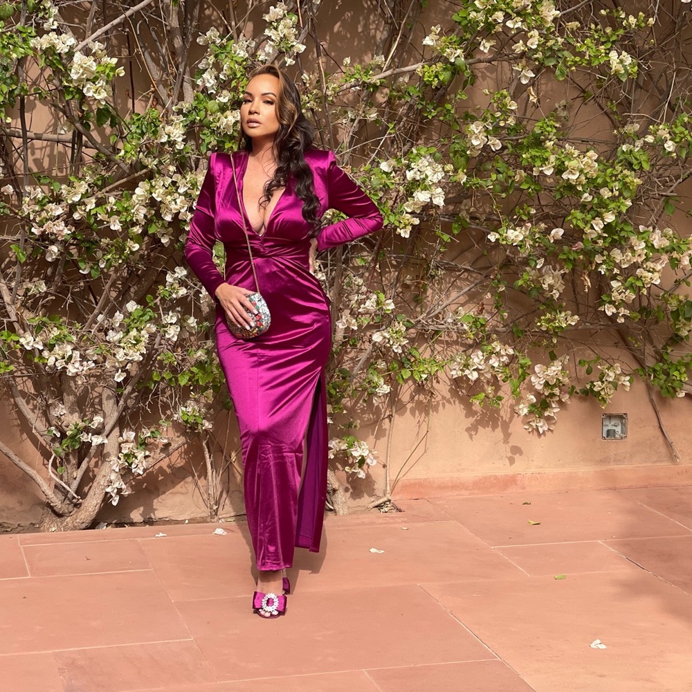 Pink gown